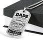 Dads hold our hearts forever. - Custom Heart Design