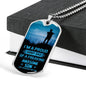 I'm a proud Army Dad, From Son-Tag Necklace - Custom Heart Design
