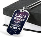 Wander often-Tag Necklace - Custom Heart Design