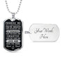 Braver Stronger Smarter, From Mom & Dad-Tag Necklace - Custom Heart Design