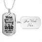 Thank you for being the Dad you didn’t have to be. - Custom Heart Design