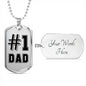 Dad #1 - Custom Heart Design