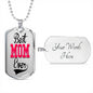 Best Mom Ever Necklace - Custom Heart Design