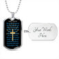 Sentimental Family Prayer Necklace | Custom Heart Design