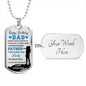 Happy Birthday Dad, From Son. - Custom Heart Design