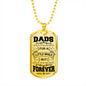 Dads hold our hearts forever. - Custom Heart Design