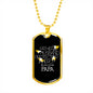 Just call him Papa-Tag Necklace - Custom Heart Design