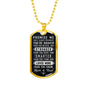 Braver Stronger Smarter, From Mom & Dad-Tag Necklace - Custom Heart Design