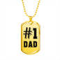 Dad #1 - Custom Heart Design