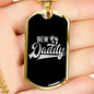 New Daddy-Tag Necklace - Custom Heart Design