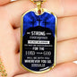 Bible Verse Pendant | Custom Heart Design