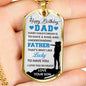 Happy Birthday Dad, From Son. - Custom Heart Design