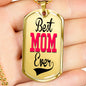 Best Mom Ever Necklace - Custom Heart Design