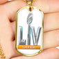 Tag Necklace- LV - Custom Heart Design