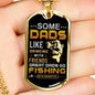 *Great Dads go fishing with Daughter - Custom Heart Design