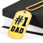 Dad #1 - Custom Heart Design