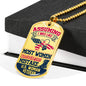 Woman Veteran-Tag Necklace - Custom Heart Design