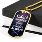 Wander often-Tag Necklace - Custom Heart Design