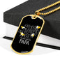 Just call him Papa-Tag Necklace - Custom Heart Design