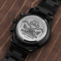 Watch for Biker Dad - Custom Heart Design