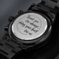 Watch-Thank you for doing your best for us - Custom Heart Design