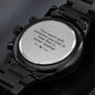 Watch-Time spent with you is never wasted - Custom Heart Design