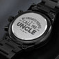 Watch-My favorite people call me Uncle - Custom Heart Design