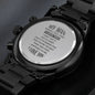 Watch-You're the best thing that ever happened to me. - Custom Heart Design