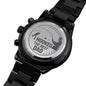 *Watch-I hooked the best Dad - Custom Heart Design