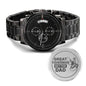 Great Fisherman Better Dad-Fisherman Watch for Dad-Custom Heart Design