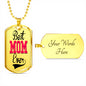 Best Mom Ever Necklace - Custom Heart Design