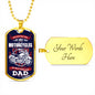 Motorcycle Dad - Custom Heart Design