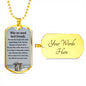 Best Friend Quote-Tag Necklace - Custom Heart Design