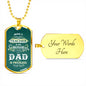 Teacher Dad is an honor. - Custom Heart Design