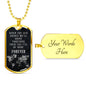 When the sun shine-Tag Necklace - Custom Heart Design