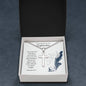 Trust in the Lord-Cross Necklace - Custom Heart Design