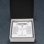 Graduation Cross Necklace for Nephew, from Uncle | Custom Heart Design