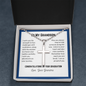 Graduation Cross Necklace for Grandson | Custom Heart Design
