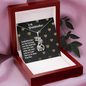Friendship Giraffe Necklace for Grandma | Custom Heart Design