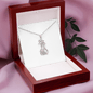 Friendship Giraffe Necklace for Sister | Custom Heart Design