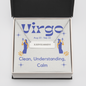 Roman Numeral-Virgo - Custom Heart Design