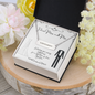 Future Mrs and Mr - Roman Numerals Necklace - Custom Heart Design
