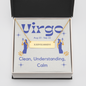 Roman Numeral-Virgo - Custom Heart Design