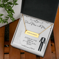 Future Mrs and Mr - Roman Numerals Necklace - Custom Heart Design