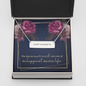 The day we married-Roman Numeral Necklace - Custom Heart Design