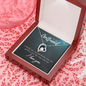 Girlfriend Heart Necklace, Forever Love Heart Necklace To My Girlfriend | Custom Heart Design