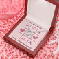 Floating Heart Necklace for Wife | Custom Heart Design