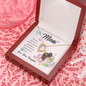 Mom Jewelry, Heart Necklace for Mom, Floating Heart Necklace - Custom Heart Design