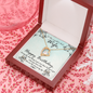 Wife Birthday Necklace, Floating Heart Necklace, Beautiful Wife Necklace-The Best Wife | Custom Heart Design