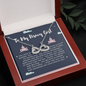 Disney Girl-Infinity Necklace - Custom Heart Design